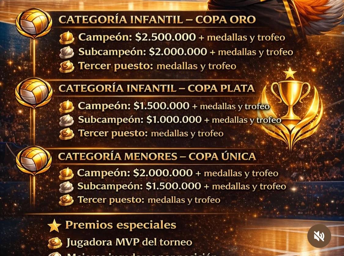 Premiación por categorías